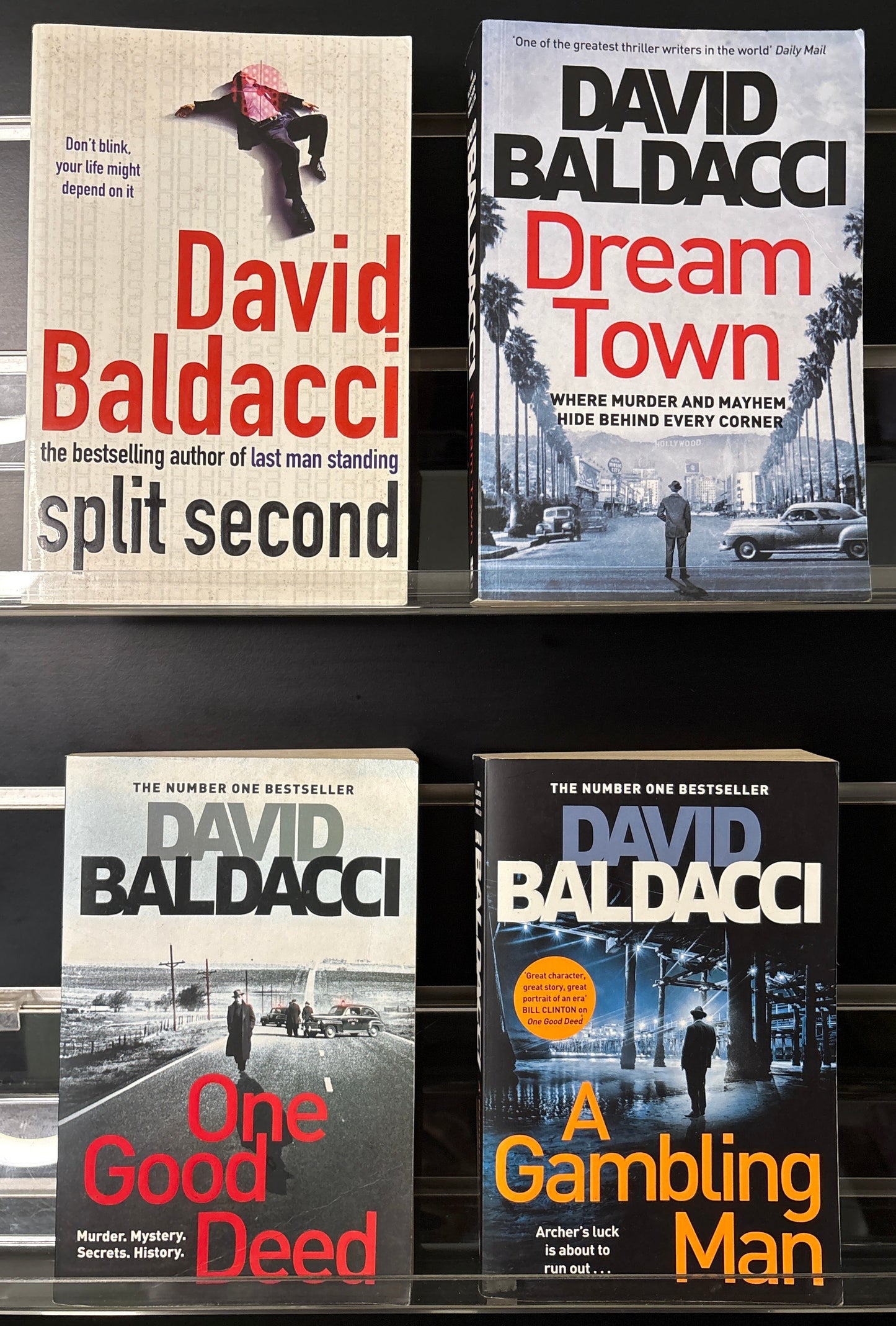 BALDACCI, David 'Aloysius Archer' Complete Series #1-3 and Bonus Standalone Bundle of 4 (Min. Fair condition)