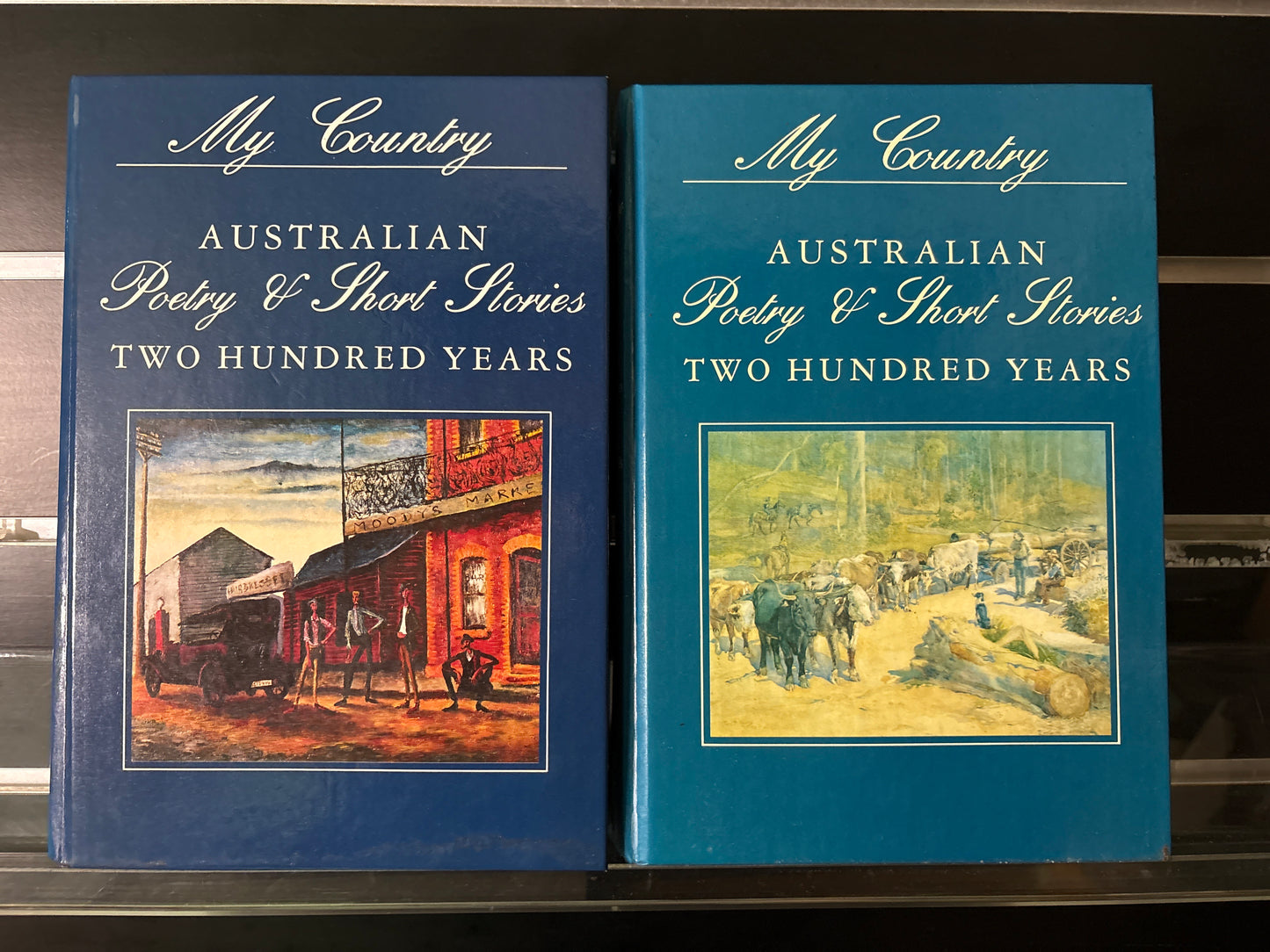 MY COUNTRY Australian Poetry + Short Stories Vol 1 & 2 Bundle of 2 (Min. fair condition)