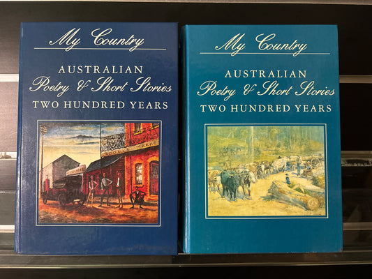 MY COUNTRY Australian Poetry + Short Stories Vol 1 & 2 Bundle of 2 (Min. fair condition)