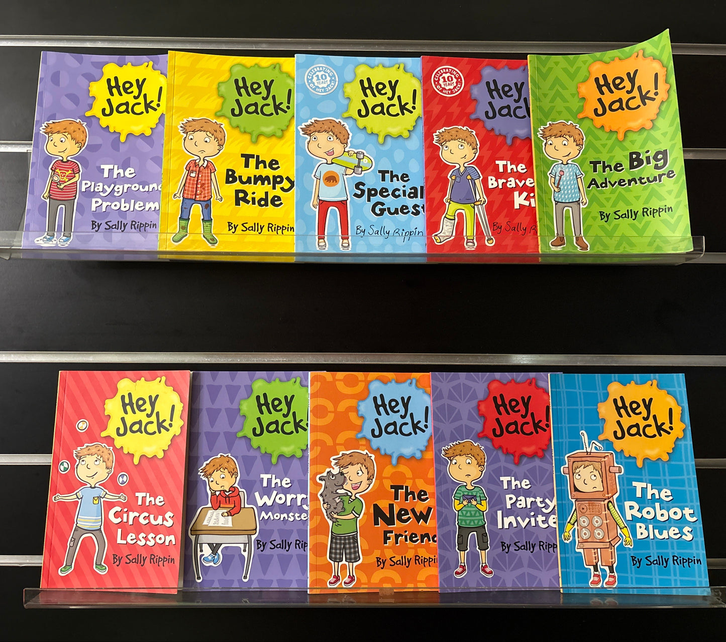 RIPPIN, Sally 'Hey Jack!' Series - Assorted Titles Bundle of 10 Titles (Min. good condition)