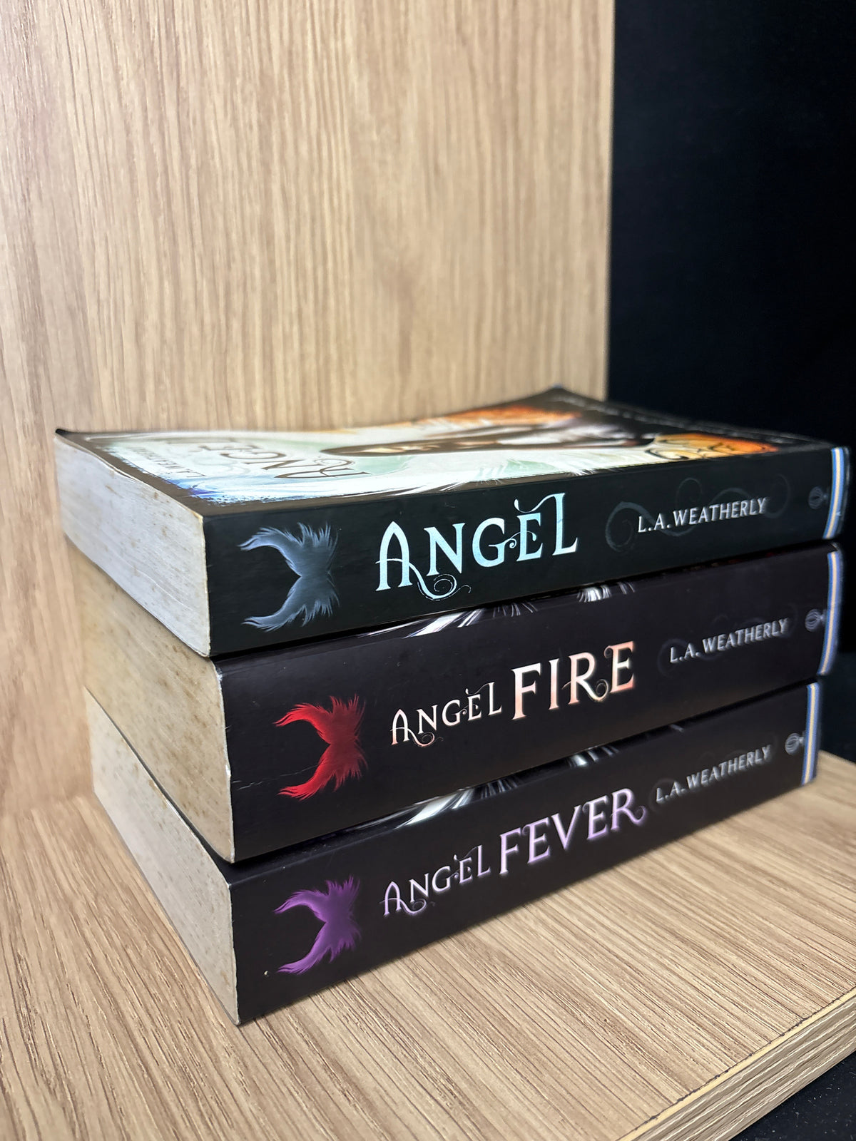 WEATHERLY, L.A 'Angel Trilogy' Complete Series Bundle of 3 (Min. fair condition)