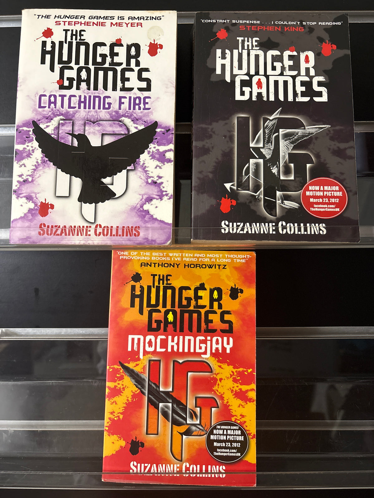 COLLINS, Suzanne 'Hunger Games' Bundle of 3 (Min. fair condition)