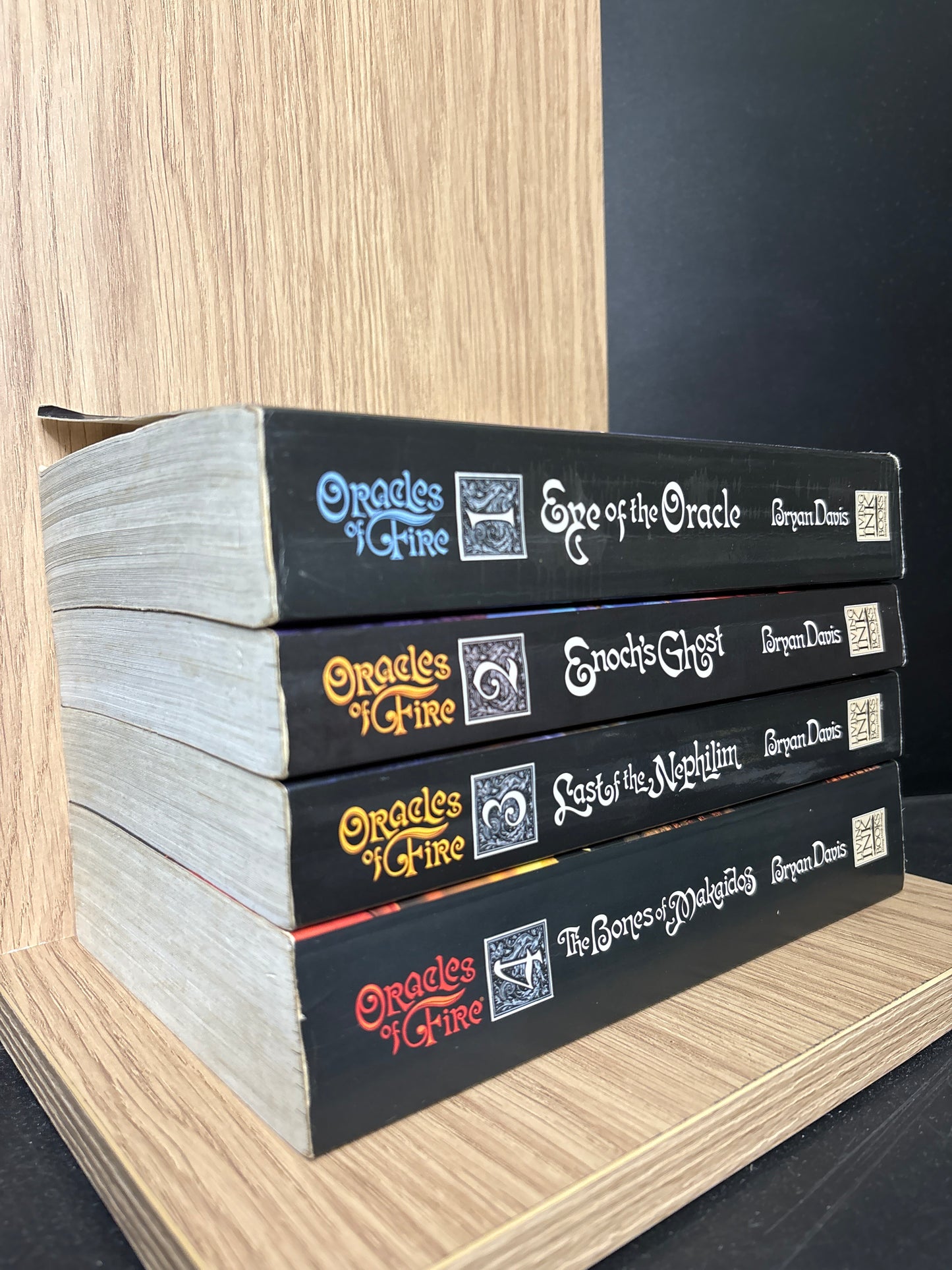 DAVIS, Bryan 'Oracle of Fire' Series Books #1-4 Bundle of 4 (Min. fair condition)