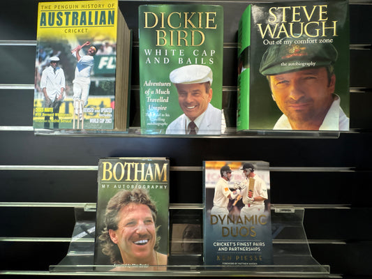 SELECTED Aust Cricketer Bios - Curated Bundle of 5- Assorted Authors (Min. fair condition)