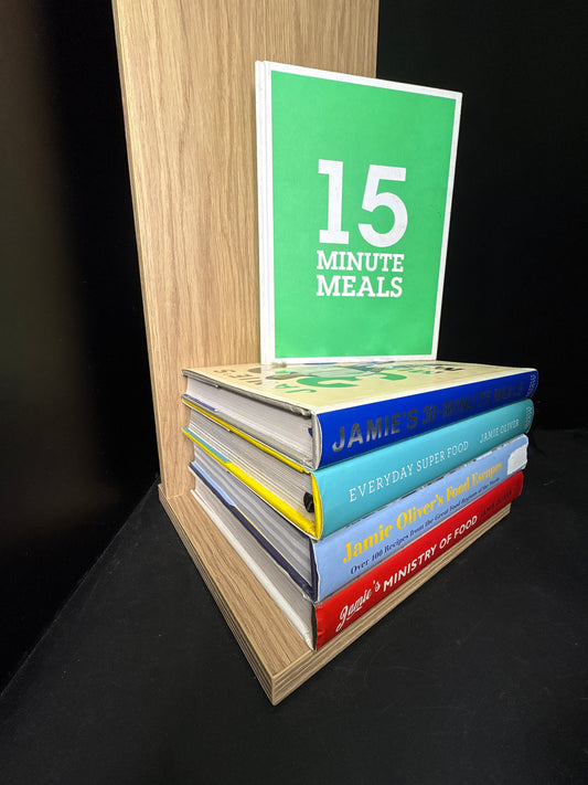 OLIVER, Jamie - Bundle of 5 - Assorted Cookbook Titles (Min. very good condition)