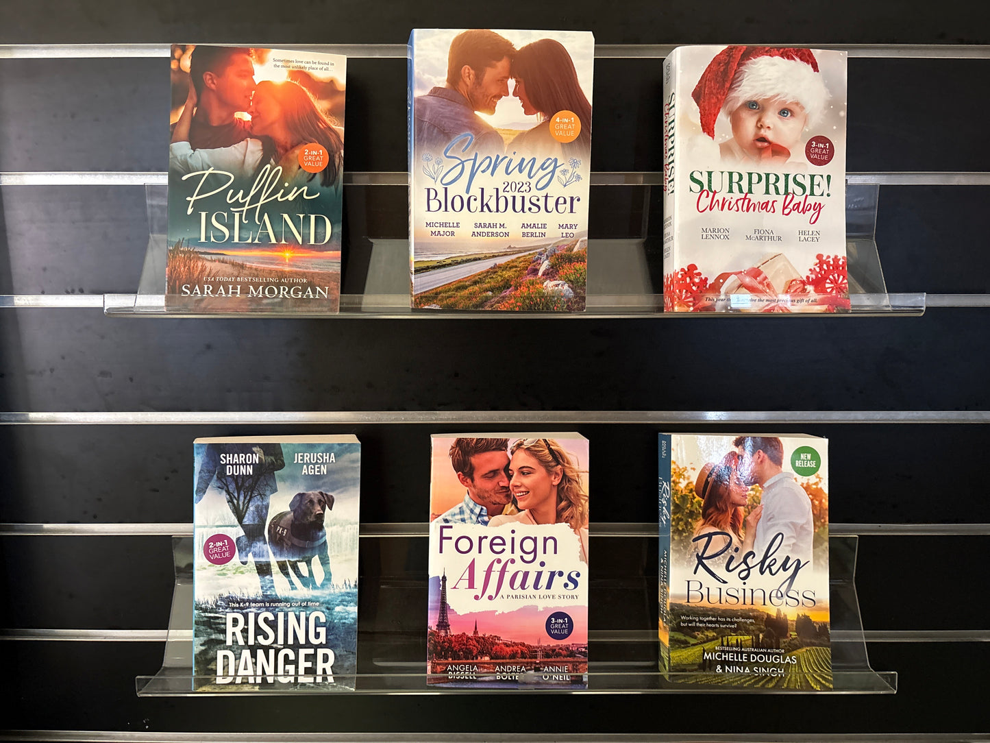 SELECTED ROM-FIC COLLECTIONS - Bundle 6 Books: Each with 3 or 2 Standalone titles, Assorted Authors (Min. very good condition)