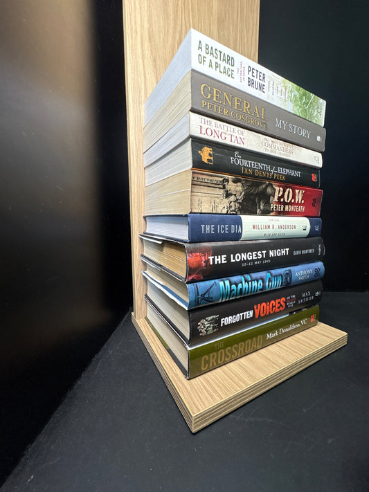 MILITARY History - Bundle of 10 - Assorted Titles (min fair condition)