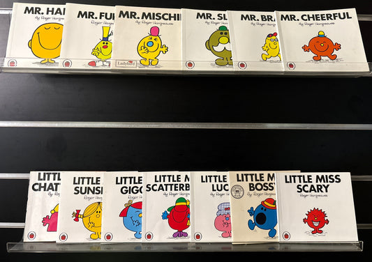 HARGREAVES, Roger 'Mr Men' & 'Little Miss' Series - Bundle of 13 Assorted Titles (Min. fair condition)