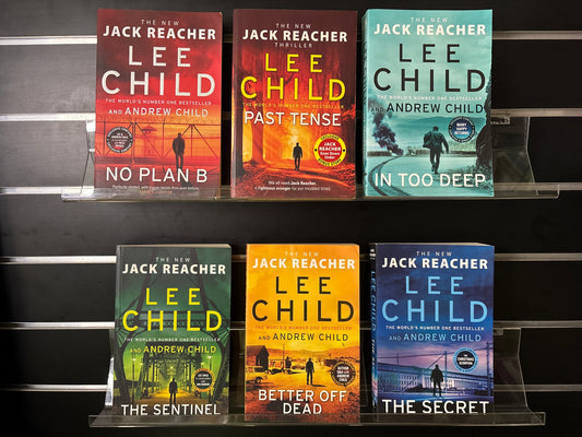 CHILD, Lee 'Jack Reacher' Assorted Titles Bundle of 6 (Min. good condition)
