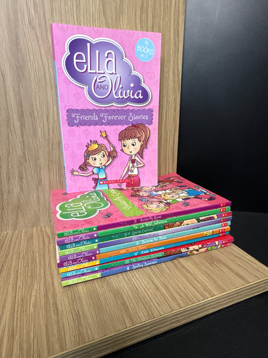 POSHOGLIAN & McDONALD, 'Ella and Olivia' Series Assorted Titles Bundle of 10  (Min. fair condition)