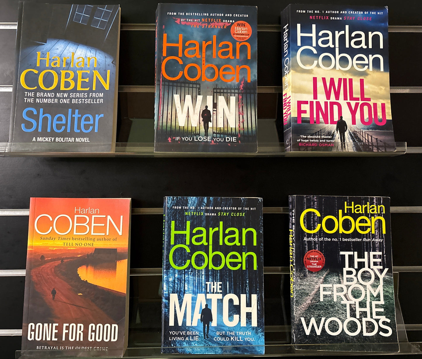 COBEN, Harlan Assorted Titles Bundle of 6 (Min. Fair condition)