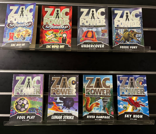 LARRY, H. I - 'Zac Power' Series Assorted Titles Bundle of 8 (Min. fair condition)