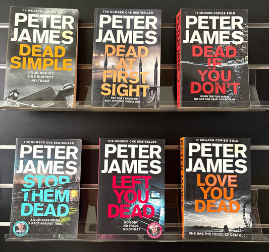 JAMES, Peter 'Roy Grace' Series Assorted Titles Bundle of 6 (min. fair condition)