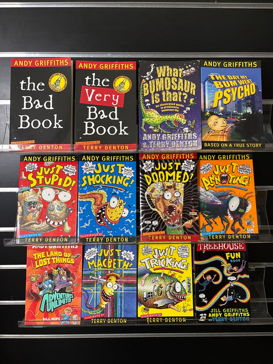 GRIFFITHS, Andy assorted Standalone Titles Bundle of 12 (Min. Fair condition)