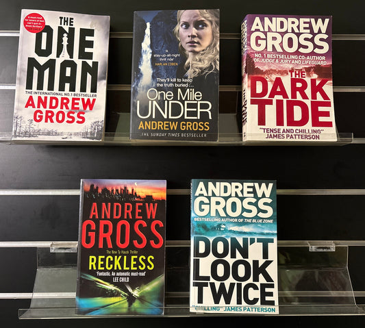 GROSS, Andrew 'Ty Hauck' series #1 - 4 and 1 standalone Bundle of 5 (Min. fair condition)