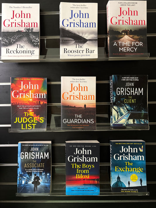 GRISHAM, John - Bundle of 9 - Assorted Standalone titles (GOOD+ condition)