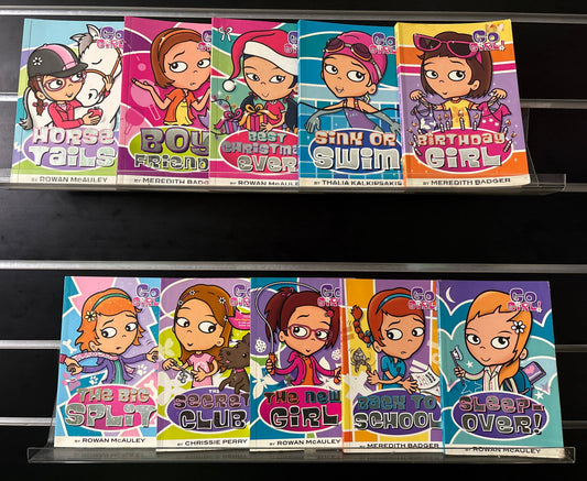 'GO GIRL' Series Assorted titles Bundle of 10 (Min fair Condition)