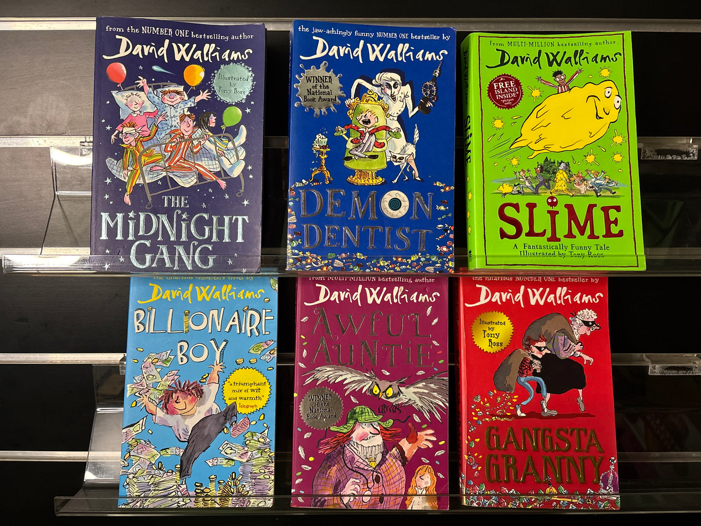 WALLIAMS, David Assorted Titles Bundle of 6 (Min. fair condition)