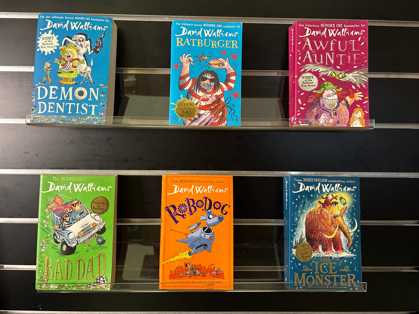 WALLIAMS, David - Bundle of 6 - Assorted Titles (Min. fair condition)