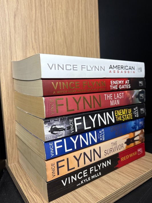 FLYNN, Vince 'Mitch Rapp' Series Assorted Titles Bundle of 7 (Min. fair condition)