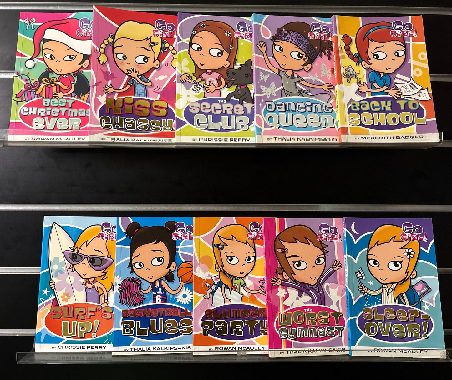 'GO GIRL' Series Assorted titles Bundle of 10 (Min Good Condition)