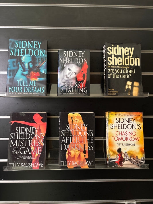 SHELDON, Sidney - Bundle of 6 - Assorted Standalone Titles (Min. good condition)