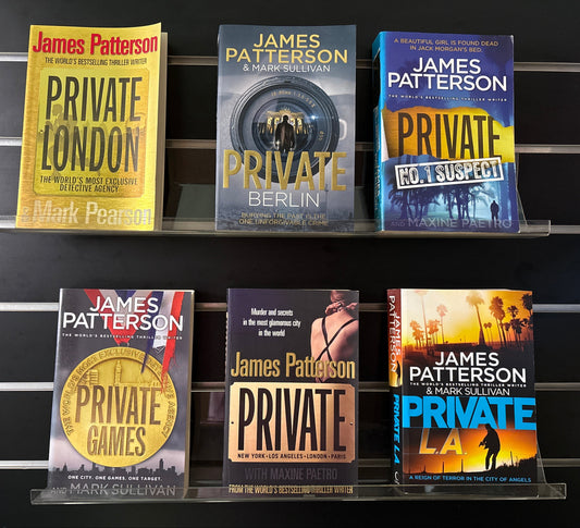 PATTERSON, James 'Private' Series - Bundle of 6 Assorted Titles (Min. good condition)