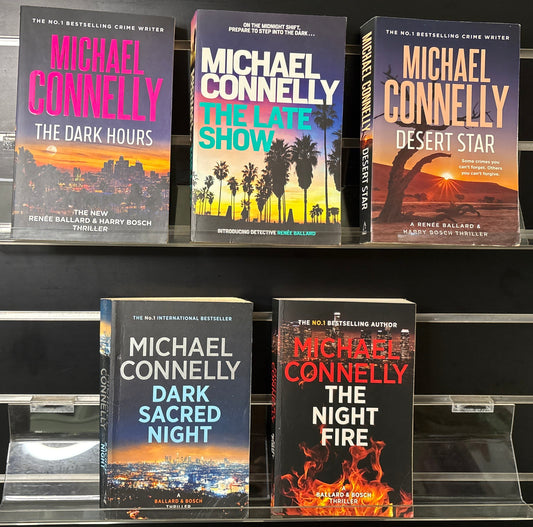 CONNELLY, Michael - 'Ballard and Bosch' Series Titles #1 - 5 (Min. fair condition)