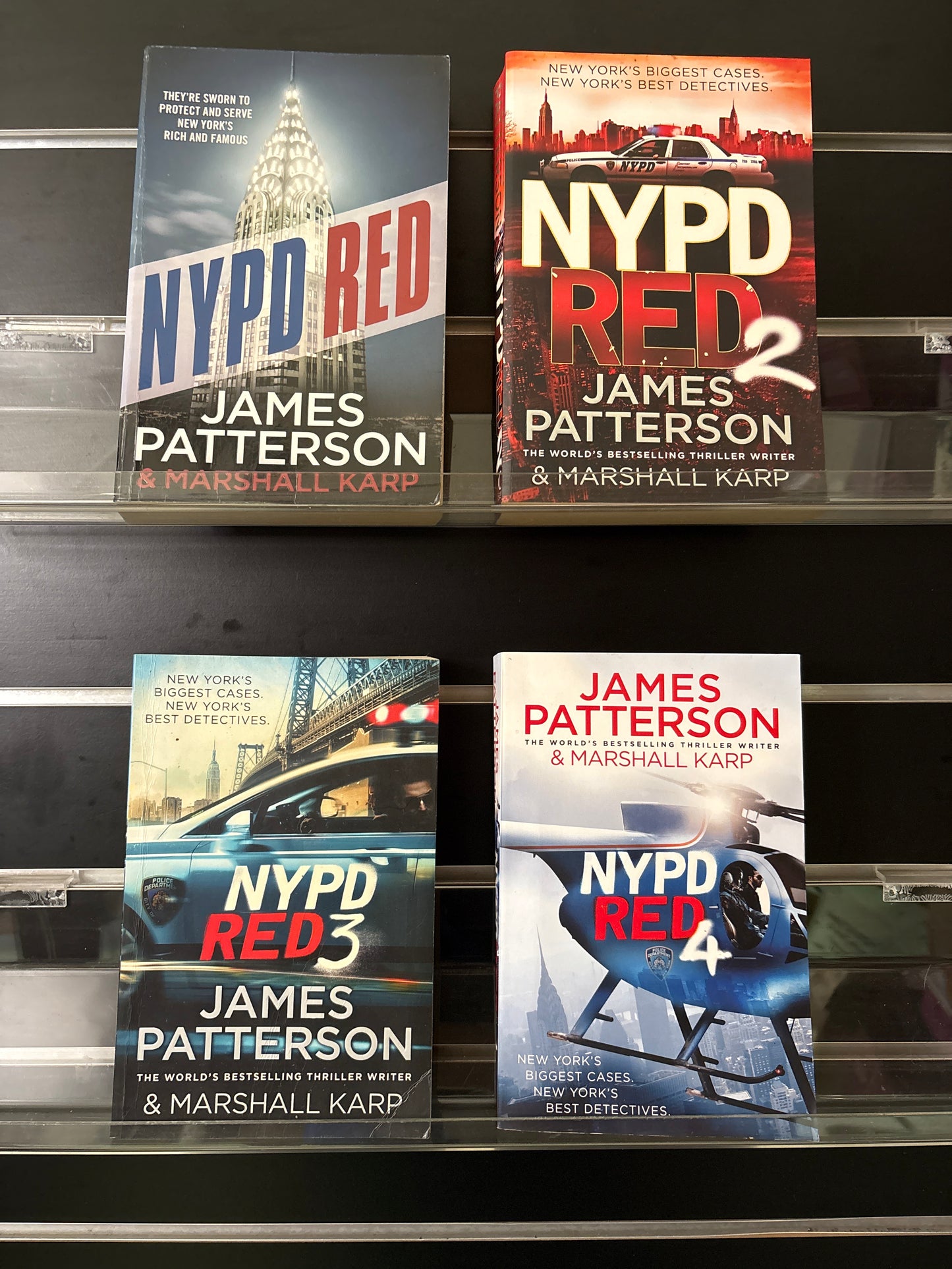 PATTERSON, James: 'NYPD' Series - Bundle of 4 Titles #1-4 (Min. fair condition)