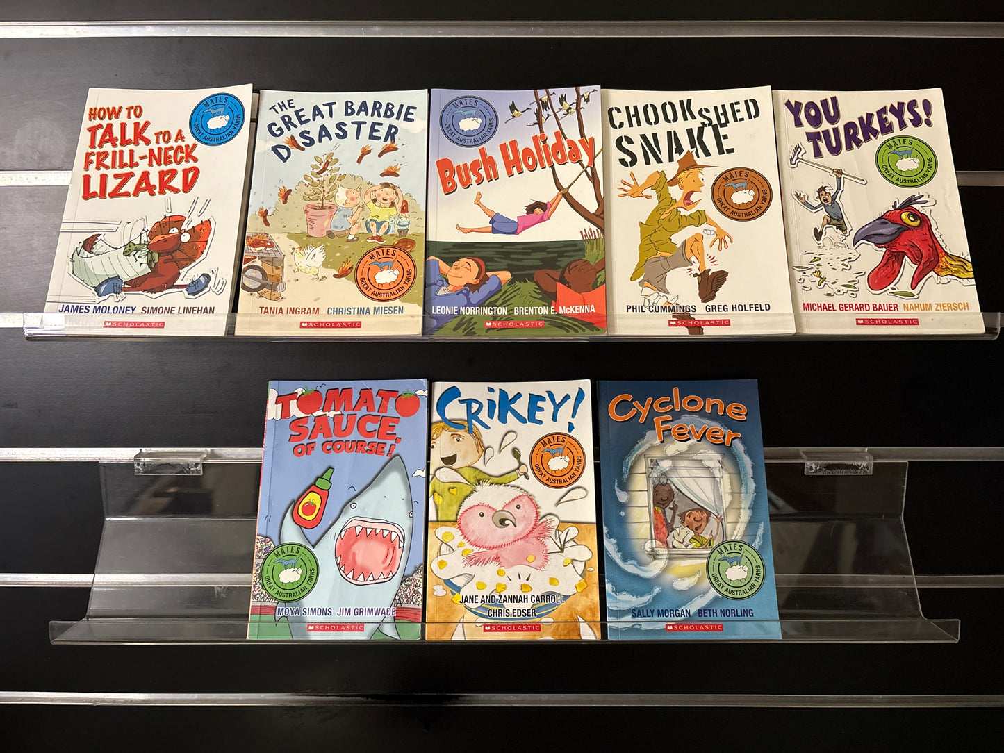 MATES GREAT AUSTRALIAN YARNS Assorted Standalone Titles Bundle of 8 (Min. good condition)