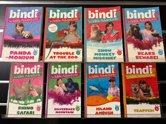 BINDI WILDLIFE ADVENTURES Assorted Standalone Titles Bundle of 8 (Min. fair condition)
