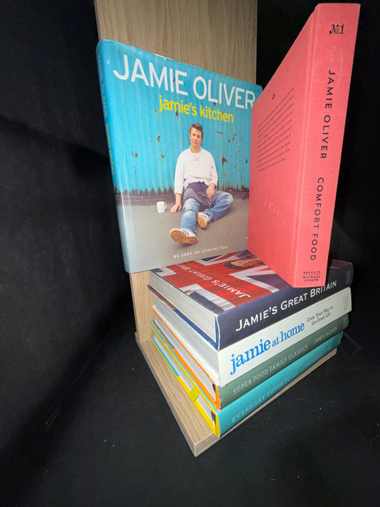 OLIVER Jamie - Large Cookbooks x 6 (Min good condition)