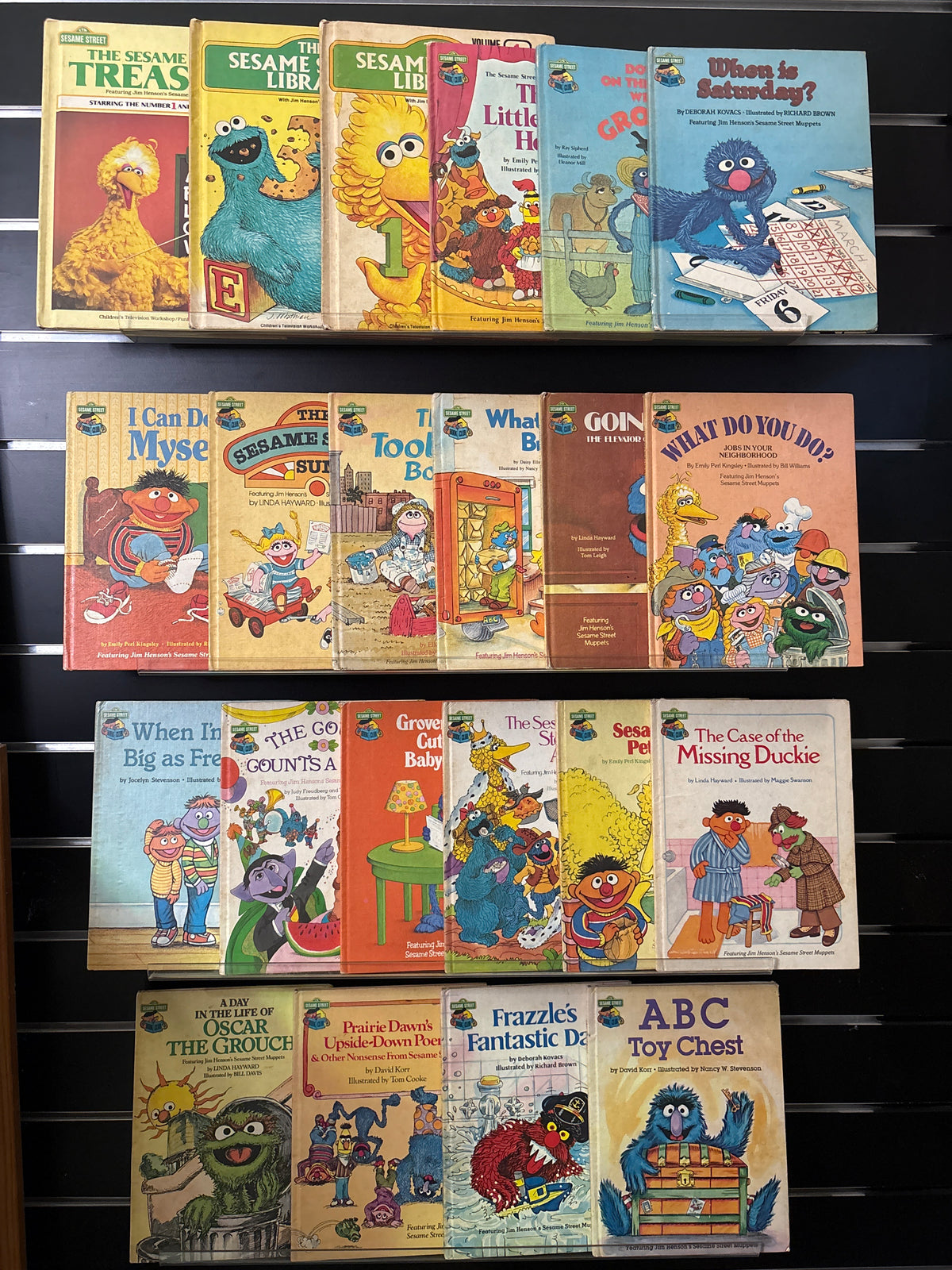 SESAME STREET BOOK CLUB Classic Collection Bundle of 22 (Min. fair condition)