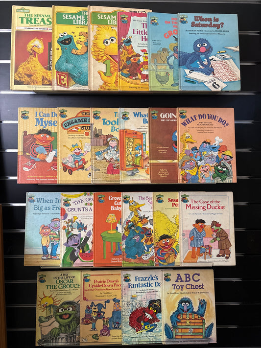 SESAME STREET BOOK CLUB Classic Collection Bundle of 22 (Min. fair condition)