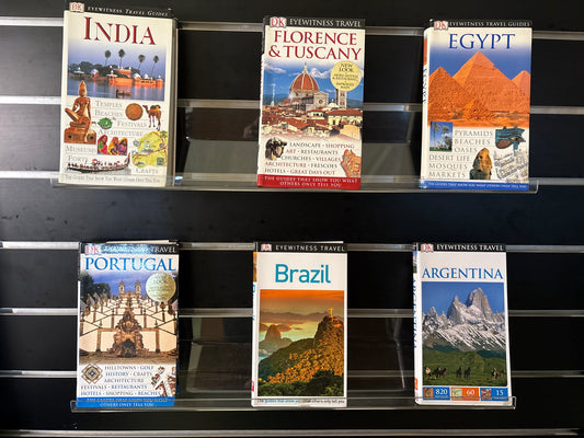 EYEWITNESS TRAVEL Guides - Bundle of 6 Assorted Titles (Min. fair condition)