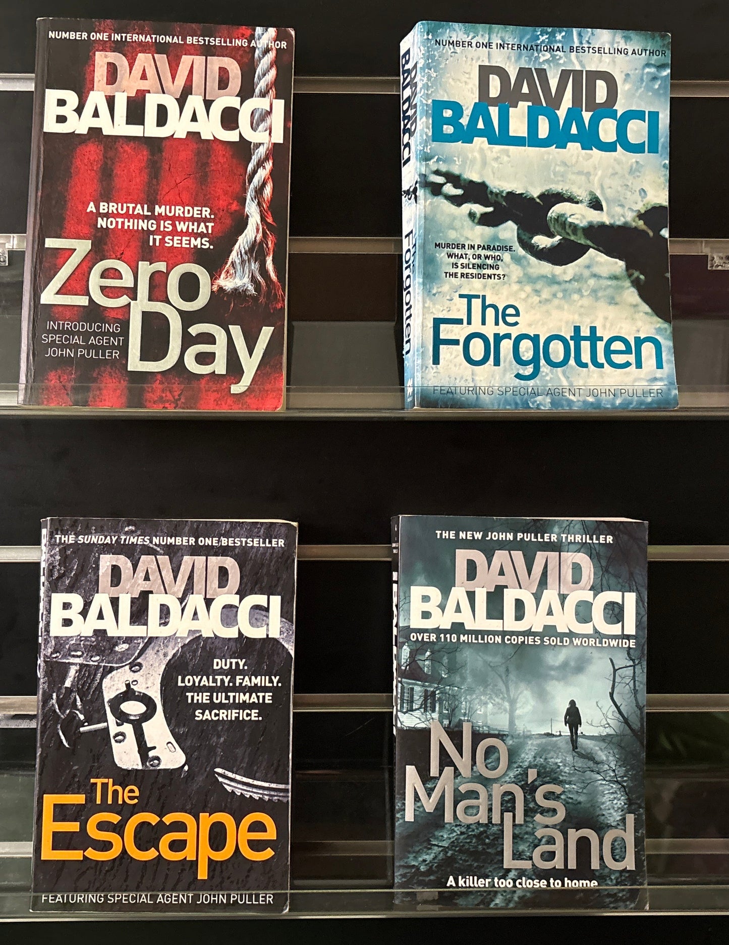 BALDACCI, David 'John Puller' Complete Series Books #1-4 Bundle of 4 (Min. fair condition)