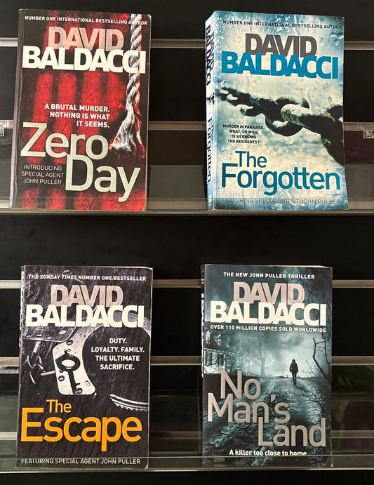 BALDACCI, David 'John Puller' Complete Series Books #1-4 Bundle of 4 (Min. fair condition)