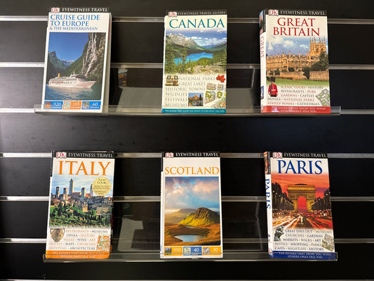 EYEWITNESS TRAVEL Guides - Bundle of 6 - Assorted Locations (Min. very good condition)