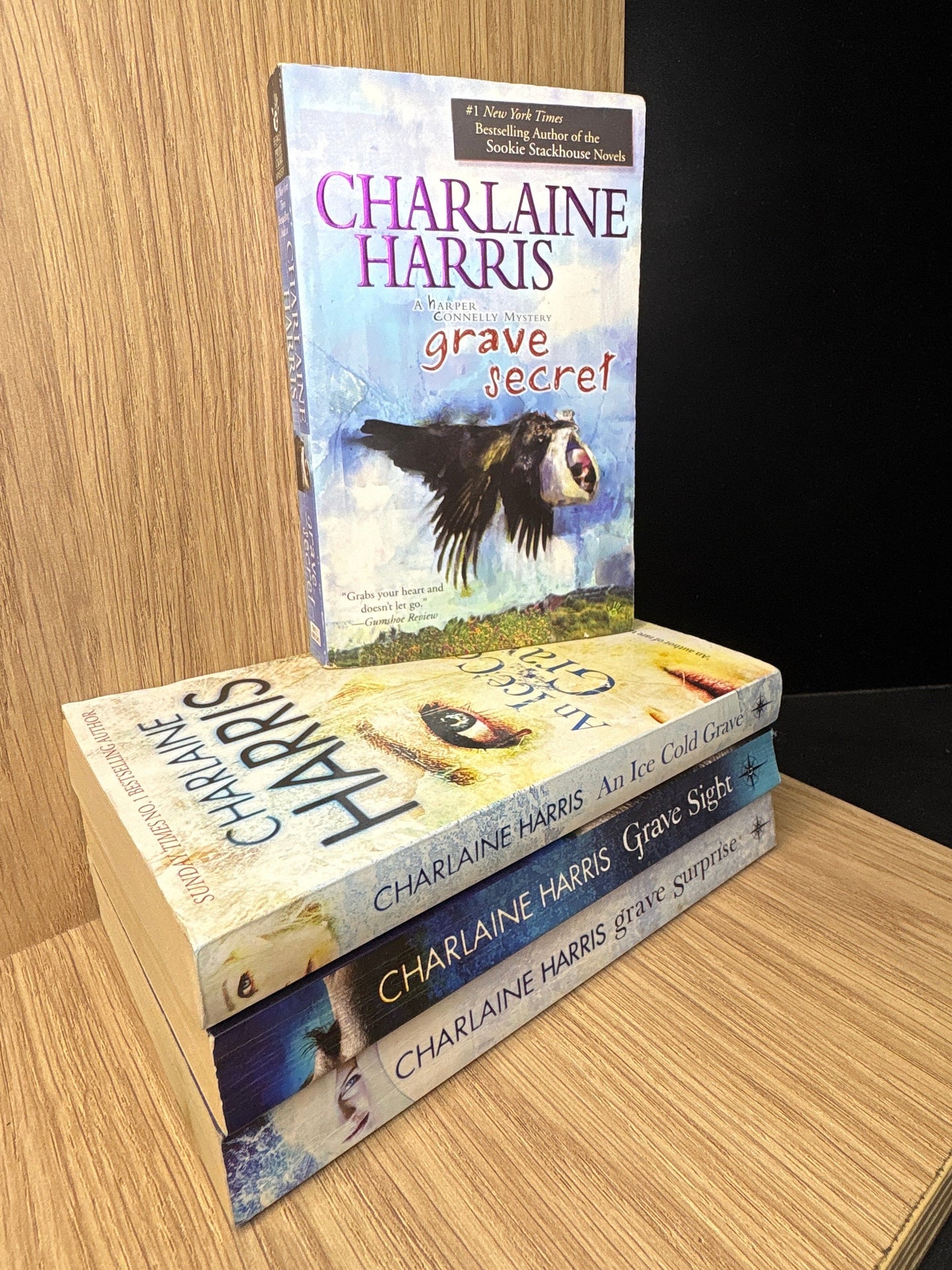 HARRIS, Charlaine 'Harper Connelly' Complete Series Bundle of 4 (Min. fair condition)